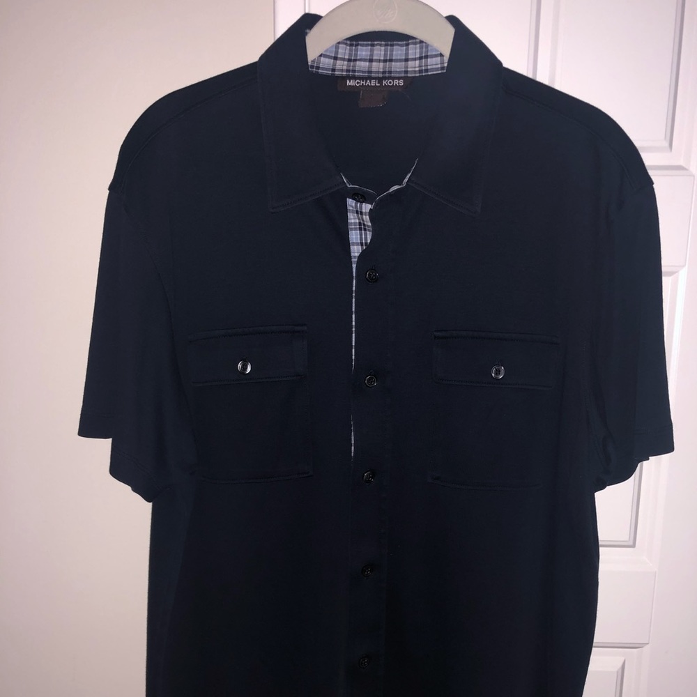 Michael Kors Button Down Polo